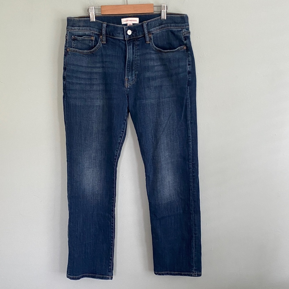 Lucky Brand Men's 363 Vintage Straight Dark Blue Jeans Size 32x30